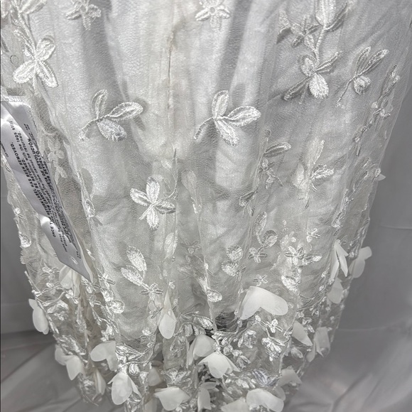 Dress the Population White Floral Midi Dress M NWOT - Picture 9 of 9